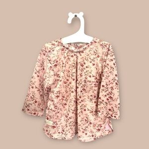 [KID] Japan Handmade Rose Pink Chiffon Blouse 2T | One of a Kind